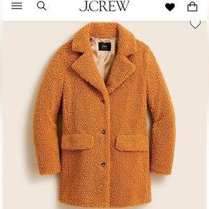 Gifted to Laura 🧡J Crew Teddy Coat